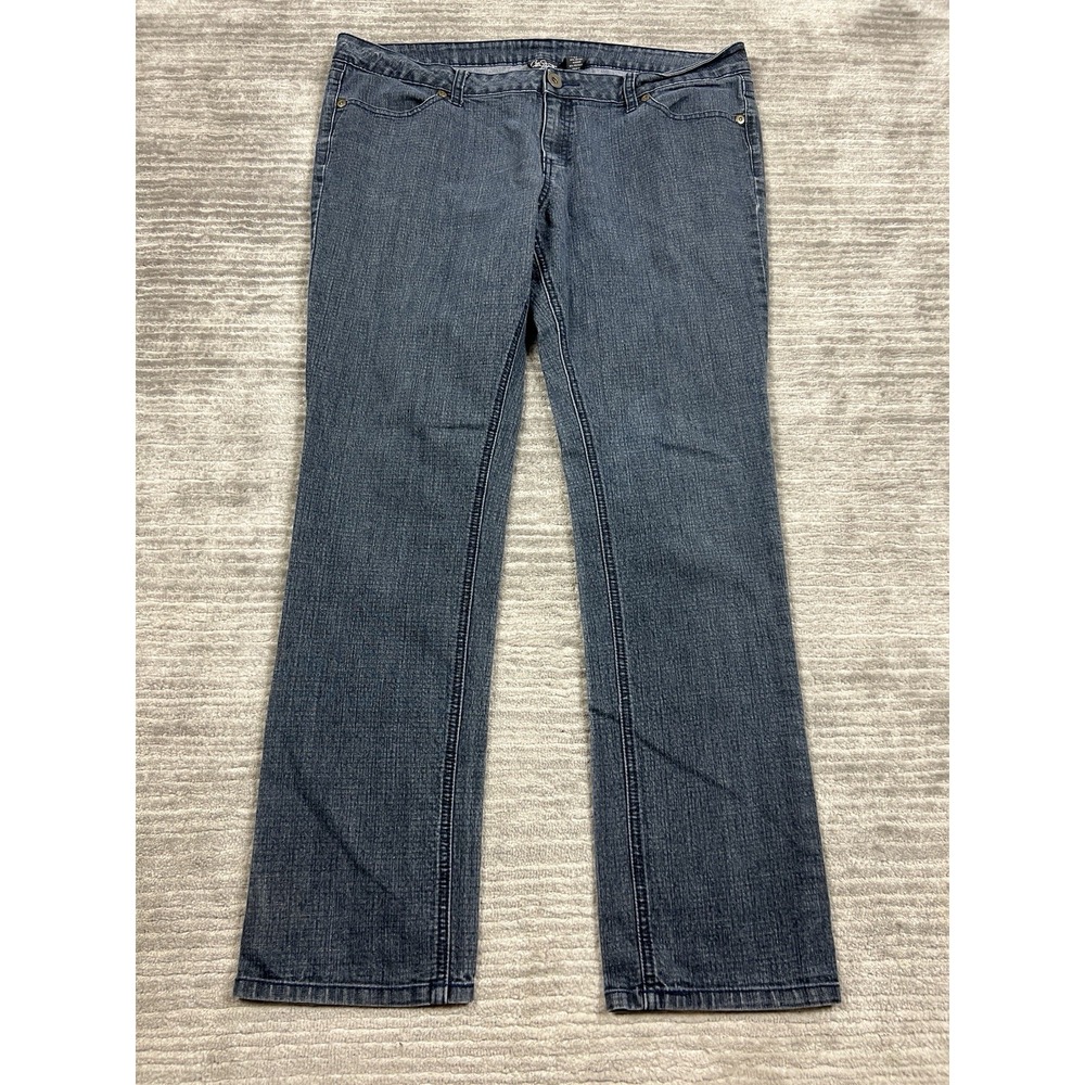City Streets Jeans Juniors 17 Blue Denim Straight Leg Casual